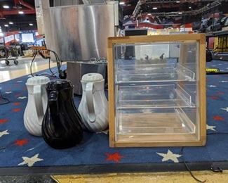 Beverage Dispenser And Plastic Pastry Display Case