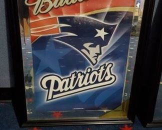 23in x 31in Budweiser New England Patriots Picture