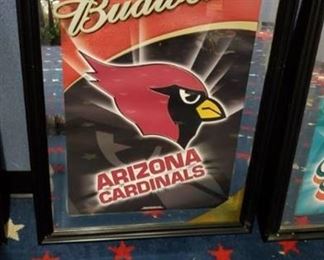 23in x 31in Budweiser Arizona Cardinals Picture