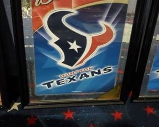 23in x 31in Budweiser Houston Texans Picture