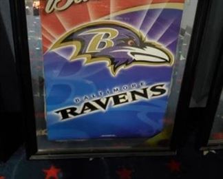 23in x 31in Budweiser Baltimore Ravens Picture