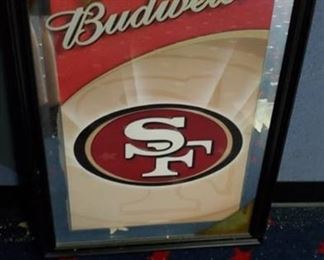 23in x 31in Budweiser San Francisco 49ers Picture