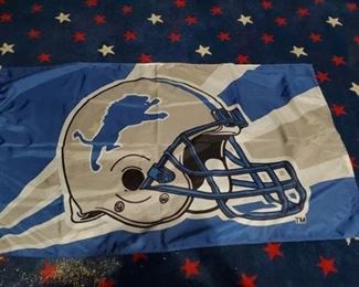 3ft x 5ft Detriot Lions Flag