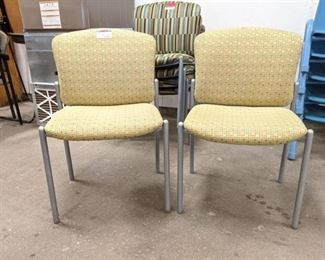 (2) Hon Patterned Cushion Chairs