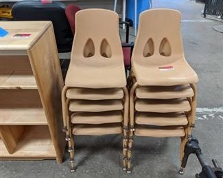 (10) Plastic Children's Chairs
