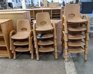 (12) Plastic Children's Chairs