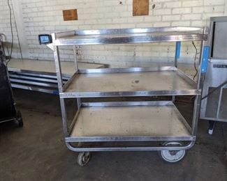 LakeSide Stainless Steel Rolling Cart