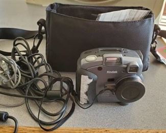 Kodak Camera With Power Cords And Case
