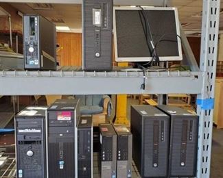 (15) HP/ Dell Computer Towers, 1 Monitor, Canon Scanner