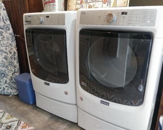 Maytag front load washer & dryer
