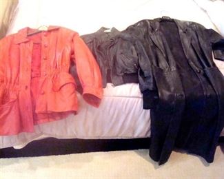 Leather coats & jacket.