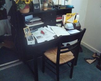 Student desk and chair. 