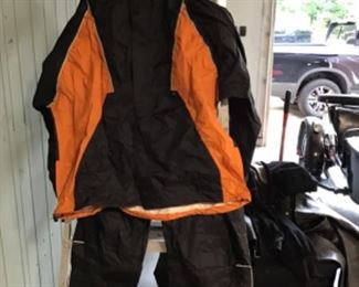 Harley Davidson Packable Reflective Rain Suit