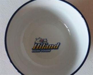 Hiland Dairy Springfield Cardinals 
Cereal bowls