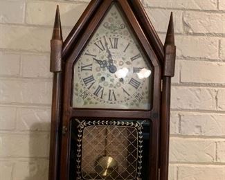 #23	Mantle Clock - New England Clock by Bristol, Conn w/key	 $125.00 
