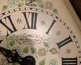 #23	Mantle Clock - New England Clock by Bristol, Conn w/key	 $125.00 
