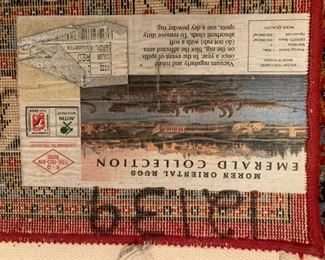 #42	Hand-knotted Turkish Red/Cream Runner Rug  32x103	 $375.00 	 call 256-603-4198 
