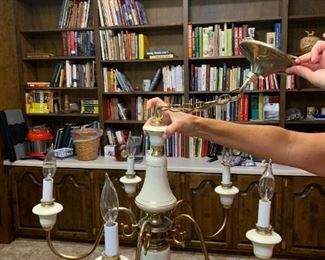 #44	5 candle Chandelier	 $50.00 	 call 256-603-4198 
