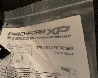 #56	Pro-Form XP580S Cross Trainer  (Space saver) treadmill	 $75.00 	 call 256-603-4198 
