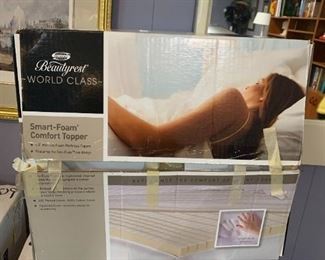#67	BeautyRest WorldClass Smart Foam - Comfort Topper twin	 $20.00 	 call 256-603-4198 
