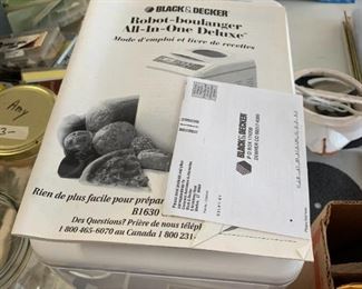 #99	B & D Bread Maker 	 $45.00 	 call 256-603-4198 
