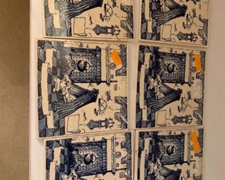 #126	Delft Handpainted 6 tiles   (2) Sets   $20 each	 $40.00 	 call 256-603-4198 
