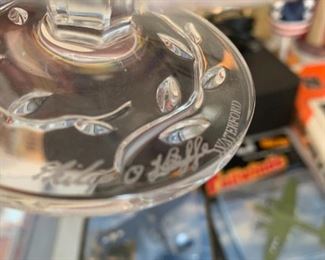 #134	KR	Waterford signed Crystal vase 	 $24.00 	 call 256-603-4198 

