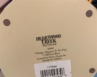 #143	KR	Jim Shore Heartwood Creek  I pledge allegiance  to the flage Statue 3 @$20 ea  Lady with big skirt, uncle Sam, Protect our men and women lady statue 	 $60.00 	 call 256-603-4198 
