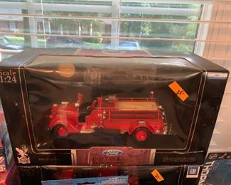 #128	KR	1:24 Scale 1938 Ford fire engine 	 $25.00 	 call 256-603-4198 
