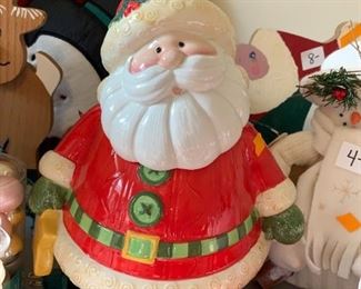 #159	Fitz and Floyd santa cookie jar 	 $20.00 	 call 256-603-4198 
