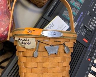 #168	Longberger double signed 2006 basket 	 $30.00 	 call 256-603-4198 
