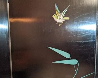 Oriental folding screen'