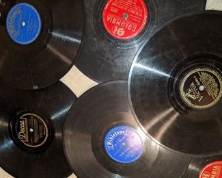 Lots of 78's and albums