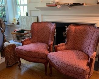 pair of ethan allen chairs