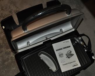 George Foreman portable propane grill by Salton