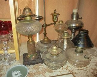 kerosene lamps