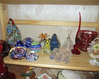Art Glass paperweights Murano