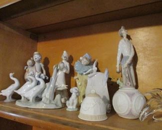Lladro figurines & Christmas ornaments
