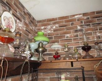 kerosene lamps
