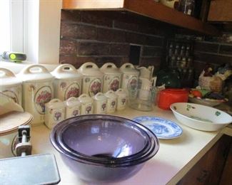 antique cannister set