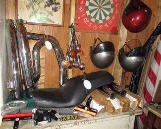 Motorcycle helmets & parts