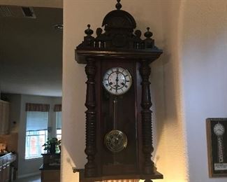 Wall antique clock
