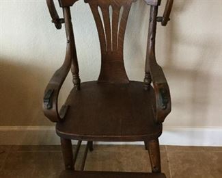 Sweet antique high chair