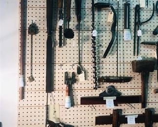 Antique and newer tools
