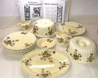 “Golden Maize” Plates, platter, dishes by Sebring pottery 1927