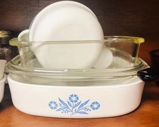 Pyrex and Corning ware