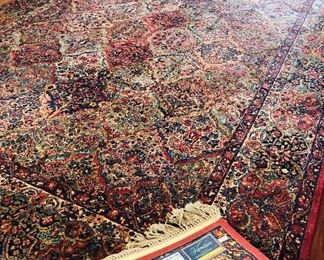 Karastan rug pattern #717 multicolor Kirman 12’11 by 8’8- 100% wool