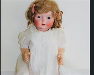 Morimura 21” Baby Doll.  Japan.  Bisque head, composition body. (1915-1926)