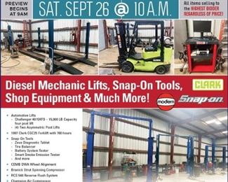 Auction Sept 26th @ 10am