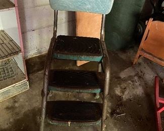 Vintage Stepstool High Chair